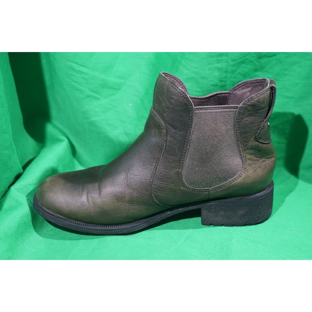 UGG Womens Bonham Ankle Boot lll Brown Leather Pull On Winter Booties Size 9 - Picture 6 of 9